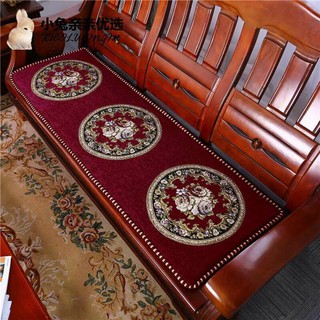 Nệm ghế thảm ghế 2m x 55cm mẫu hoàng gia đỏ mới
