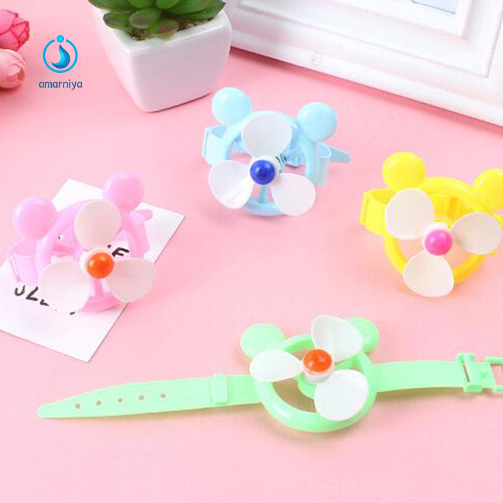 5 Vòng Đeo Tay Đồ Chơi Hình Cối Xay Gió Dễ Thương Cho Bé