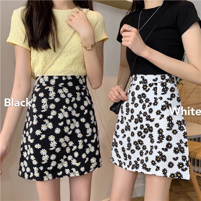 CHÂN VÁY HOA CÚC CHỮ A CỰC ĐẸP . HOA CÚC NHỎ ☘️☘️