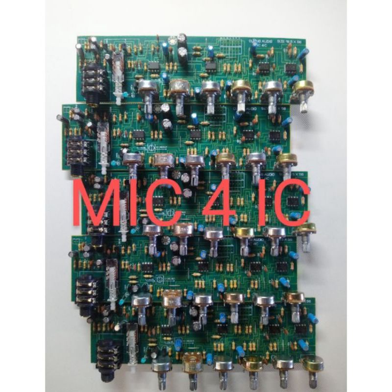 Mạch master , mic , echo tháo máy amply