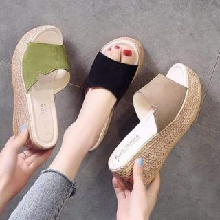Dép đế xuồng cói 8p ( HÀNG SẴN)