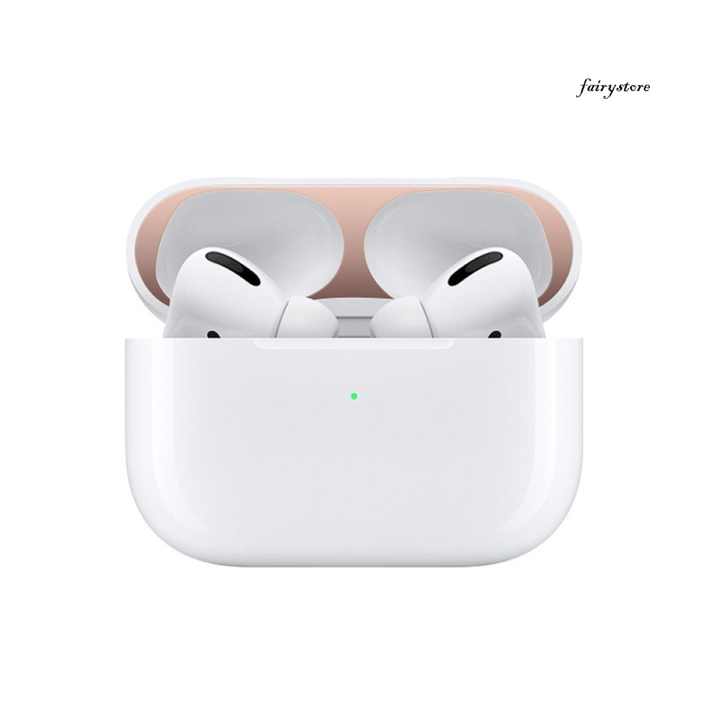 Fs Miếng Dán Bảo Vệ Hộp Sạc Tai Nghe Airpod-s Pro Bằng Kim Loại