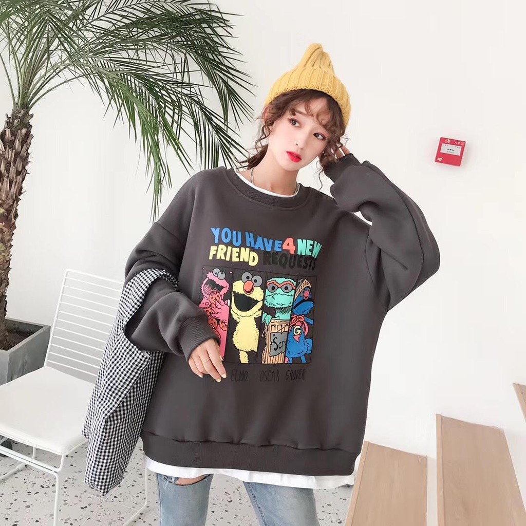 Áo nỉ ngoại sweater nam nữ may 2 cổ, 2 tà áo giả sơ mi phối áo ngoài  sành điệu M056 | BigBuy360 - bigbuy360.vn