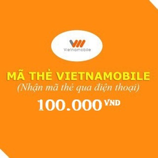 Mã thẻ Vietnammobile 100.000