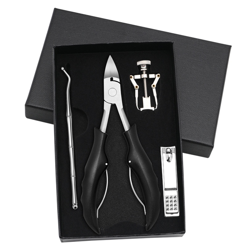 Bộ 4 Dụng Cụ Chăm Sóc Móng Chân Chuyên Nghiệp Bằng Thép Không Gỉ