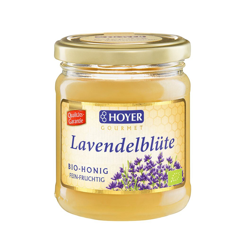 Mật Ong Hữu Cơ Hoyer từ Đức Hương Hoa Lavender (250g)