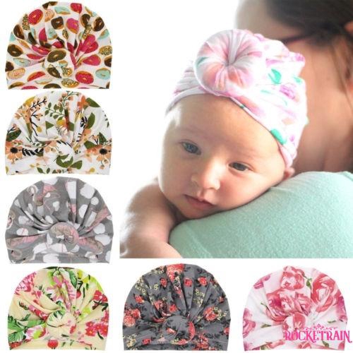 Mũ họa tiết hoa đáng yêu dành cho bé