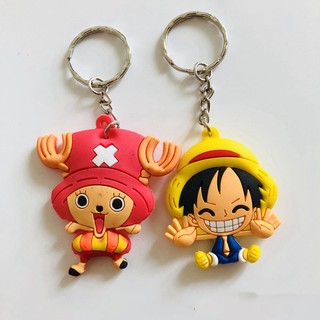 Mô Hình One Piece Mũ Rơm – Móc Khóa Monkey D. Luffy Và Chopper