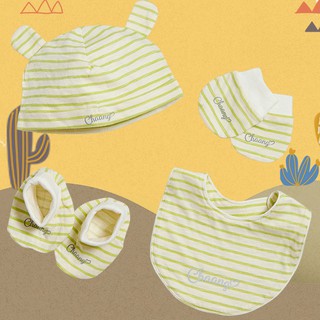 Set phụ kiện safari kẻ xanh CHAANG