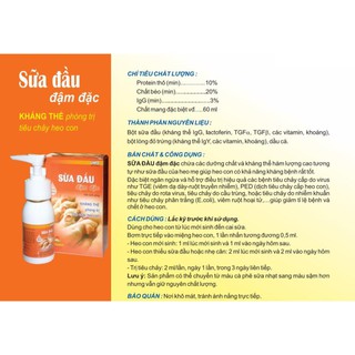 Sữa đầu đậm đặc bổ sung acid amin cho heo con (Chai 250ml), Vemedim