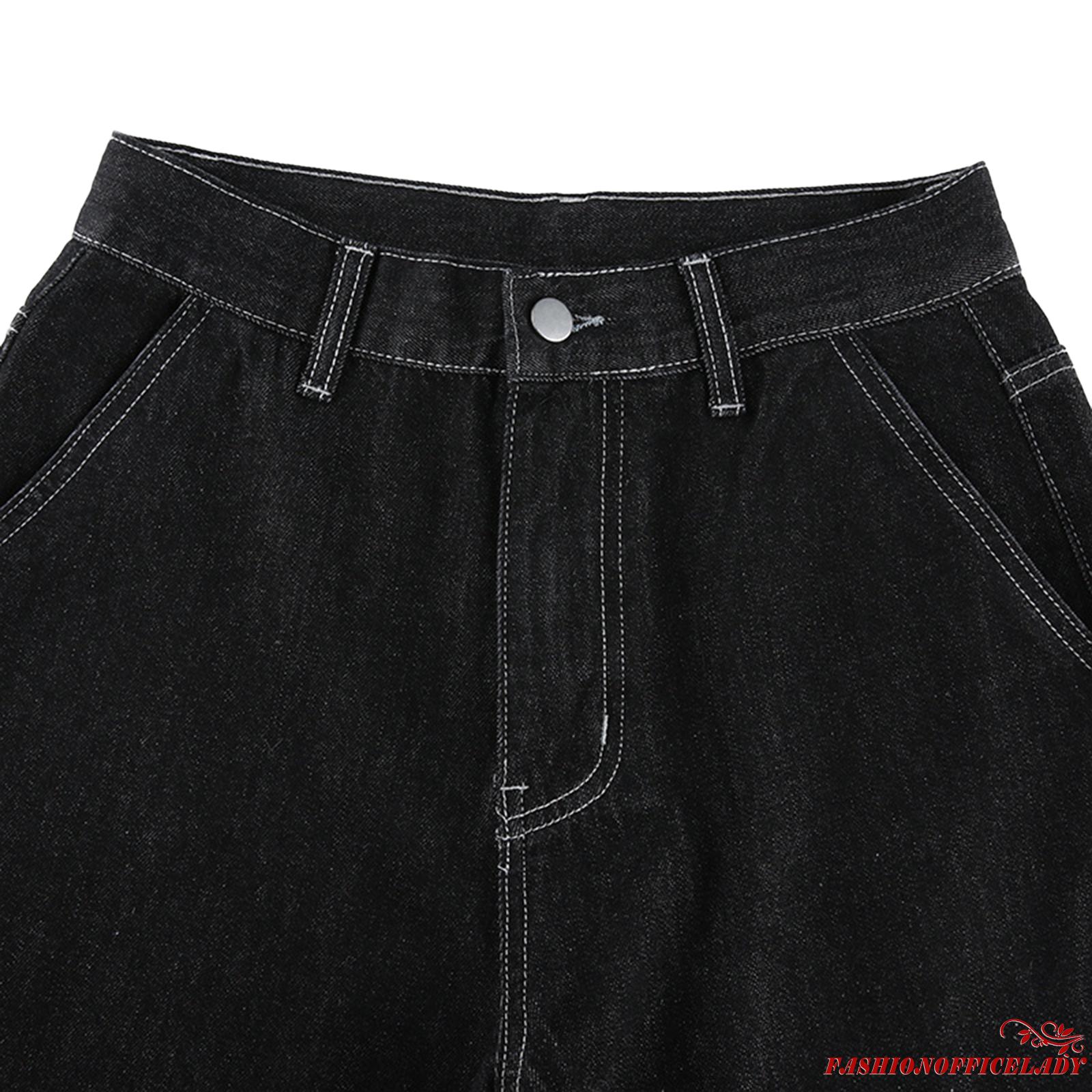 Quần Jeans Ống Rộng Thời Trang Cá Tính Cho Nữ | WebRaoVat - webraovat.net.vn