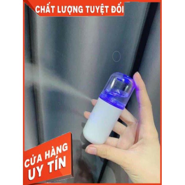 Flashsale Máy Phun Sương Nano Mini Cầm Tay Tạo Cảm Giác Dịu Nhẹ, Mát Mẻ Cung Cấp Độ Ẩm Cho Da Giữa Mùa Hè Nắng Nóng