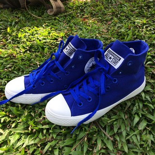 Giày Sneaker Chuck 2 Xanh Coban Nam Cổ Cao ZRF