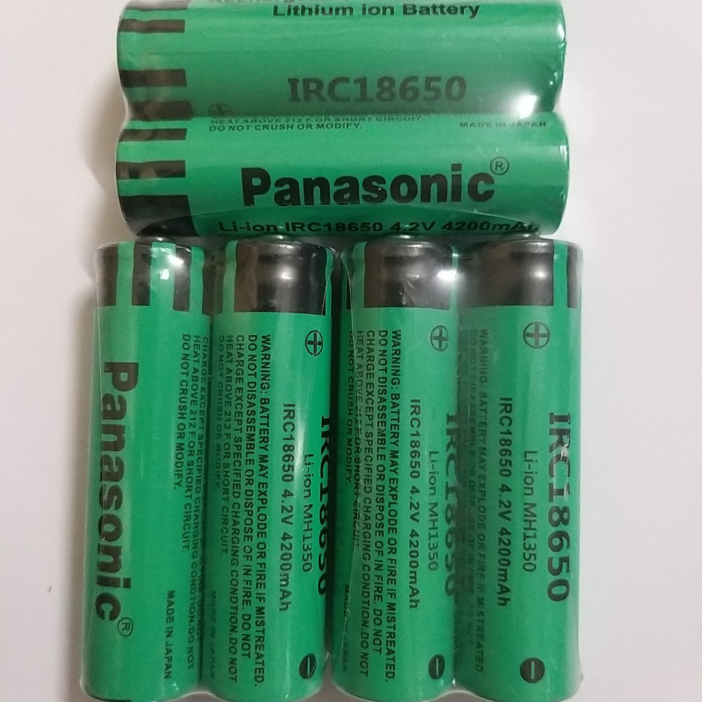 2 viên pin sạc 18650 - pin đèn Panasonic