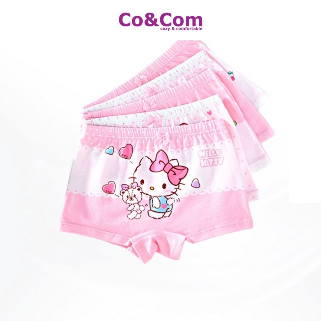 Set 2 Quần Chíp Bé Gái 12-25 Kg Co&amp;Com Nhiều Mẫu Đáng Yêu Mềm Nhẹ Kháng Khuẩn