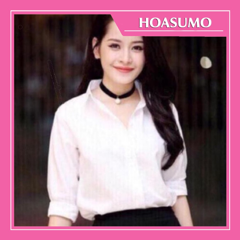 Áo sơ mi basic nữ chất đẹp chống nhăn