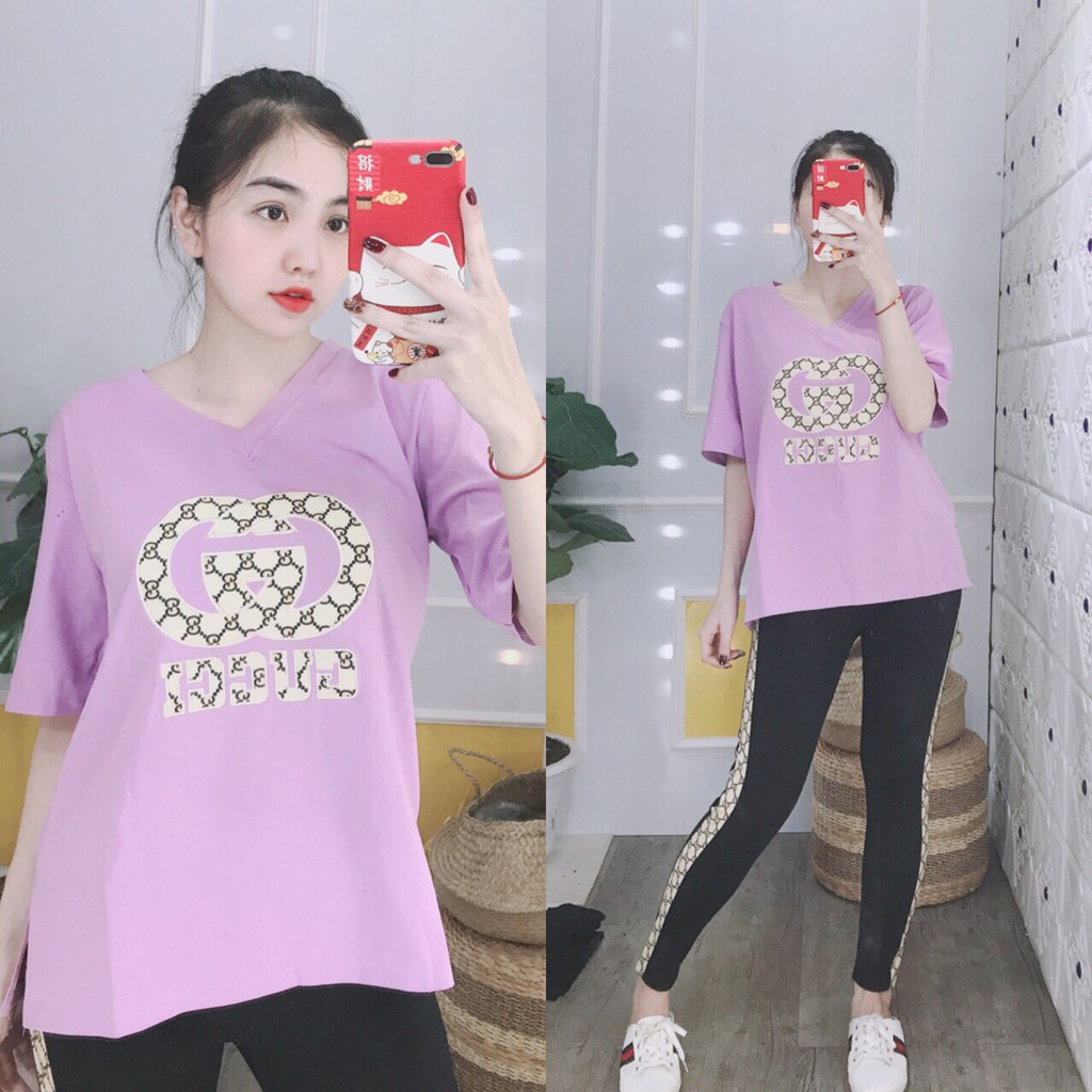 Đồ bộ nữ đẹp, quần áo mặc nhà cotton quần dài tay ngắn, chất thun mềm mại, co giãn tốt A009 | BigBuy360 - bigbuy360.vn