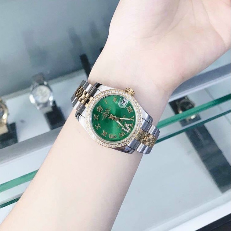 [fullbox + bảo hành 12th] Đồng hồ nữ Ro - mặt tròn viền đá sang trọng - bảo hành 12th phukienvip62 | BigBuy360 - bigbuy360.vn