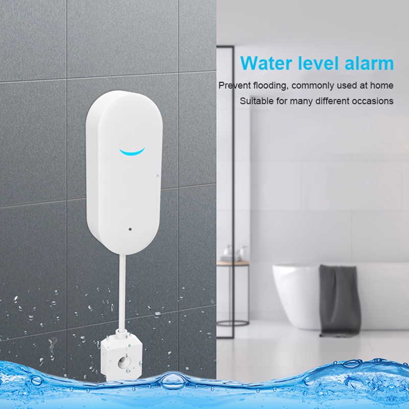 Thiết bị báo động rò rỉ AUBESS phát hiện báo động lũ/ tràn nước từ xa cho nhà thông minh và hoạt động với tuya