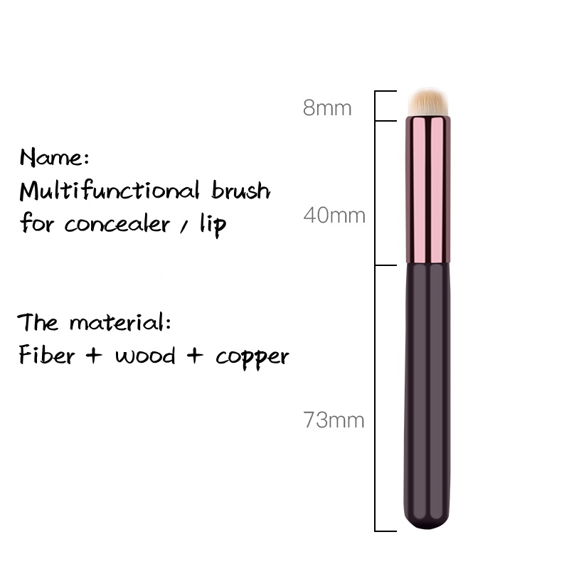 Cọ Tô Son Môi Đầu Tròn Trang Điểm Chuyên Nghiệp