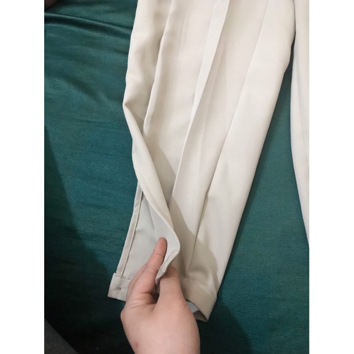 Quần Baggy Nam AROTI Ống Suông Rộng Vải Cotton Lụa Đẹp Cao Cấp,Co Giãn Dáng Âu,Cạp Chun,Màu Đen,Tiện Mặc Đi Học  QV46-B