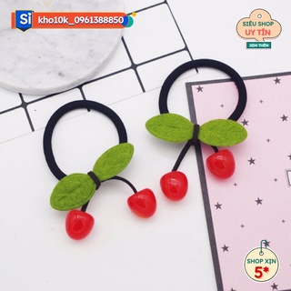 Sỉ 10 buộc tóc quả cherry thanh lịch 42k