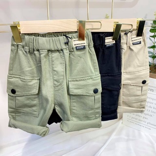 Quần short kaki túi hộp cool ngầu cho bé trai