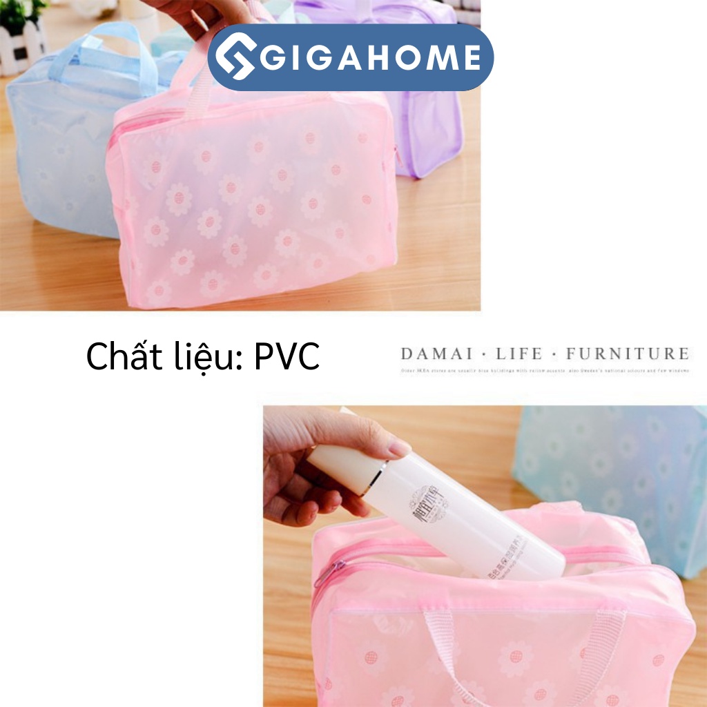 Túi Đựng Mỹ Phẩm, Đồ Dùng Cá Nhân GIGAHOME Nhỏ Gọn, Đi Du Lịch Tiện Lợi 2838