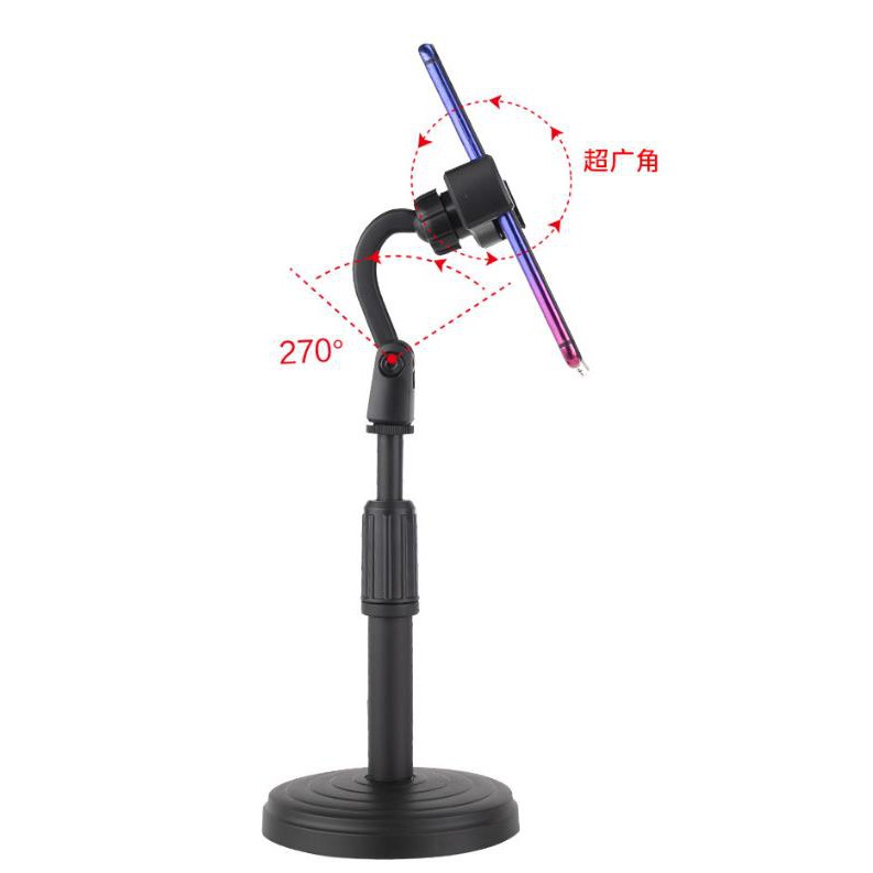 Giá Đỡ kẹp Điện Thoại cao cấp xoay 360 độ có điều chỉnh độ cao phù hợp, chân kim loại chắc chắn | BigBuy360 - bigbuy360.vn