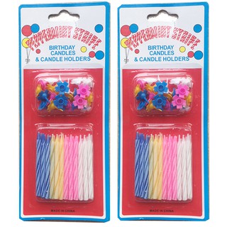 1 hộp Nến tăm ngắn cắm bánh kem (24 vỉ/ 1 hộp)