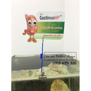 Wobbler lò xo bọc nhựa 2 đầu kẹp