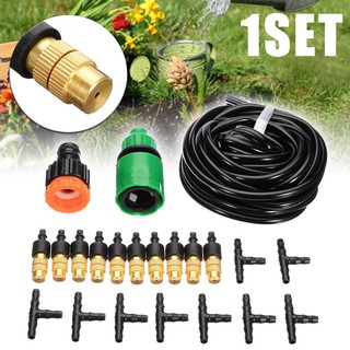 Bộ KIT Phun Sương Tưới Cây 10 Béc Bằng Đồng Cao Cấp Tưới Lan, Cây Cảnh kèm đủ phụ kiện