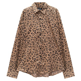 Áo zombie® leopard print long-sleeve shirt