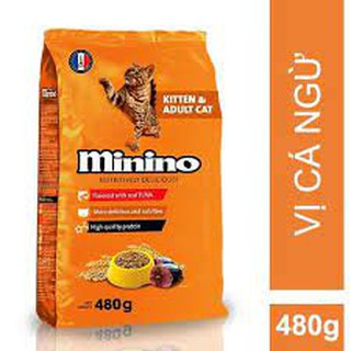 thức ăn cho mèo minino 480g