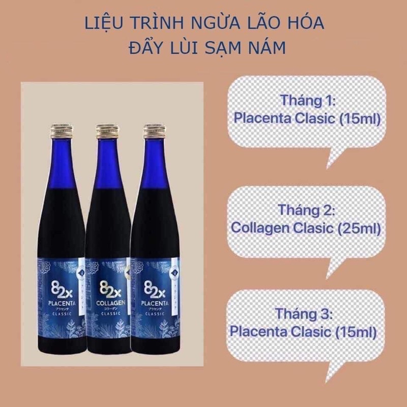 Collagen 82x Nhật Bản trắng sáng mịn màng chống lão hoá tươi trẻ