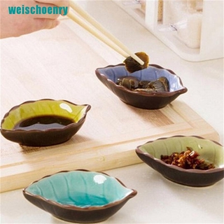 Đĩa Sứ Hình Chiếc Lá Đựng Nước Chấm