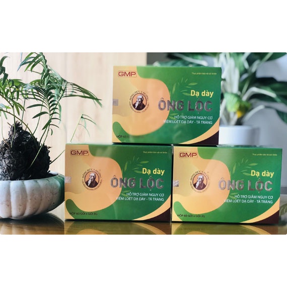 Dạ dày Ông Lộc - Hỗ trợ giảm acid dịch vị, giúp bảo vệ niêm mạc dạ dày (60 gói)