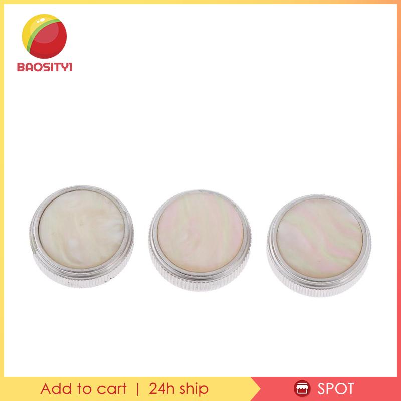 [Baosity1] Bộ 3 Nút Van Ngón Tay Bằng Đồng Thau Dùng Sửa Chữa Các Nhạc Cụ Gió Eupho