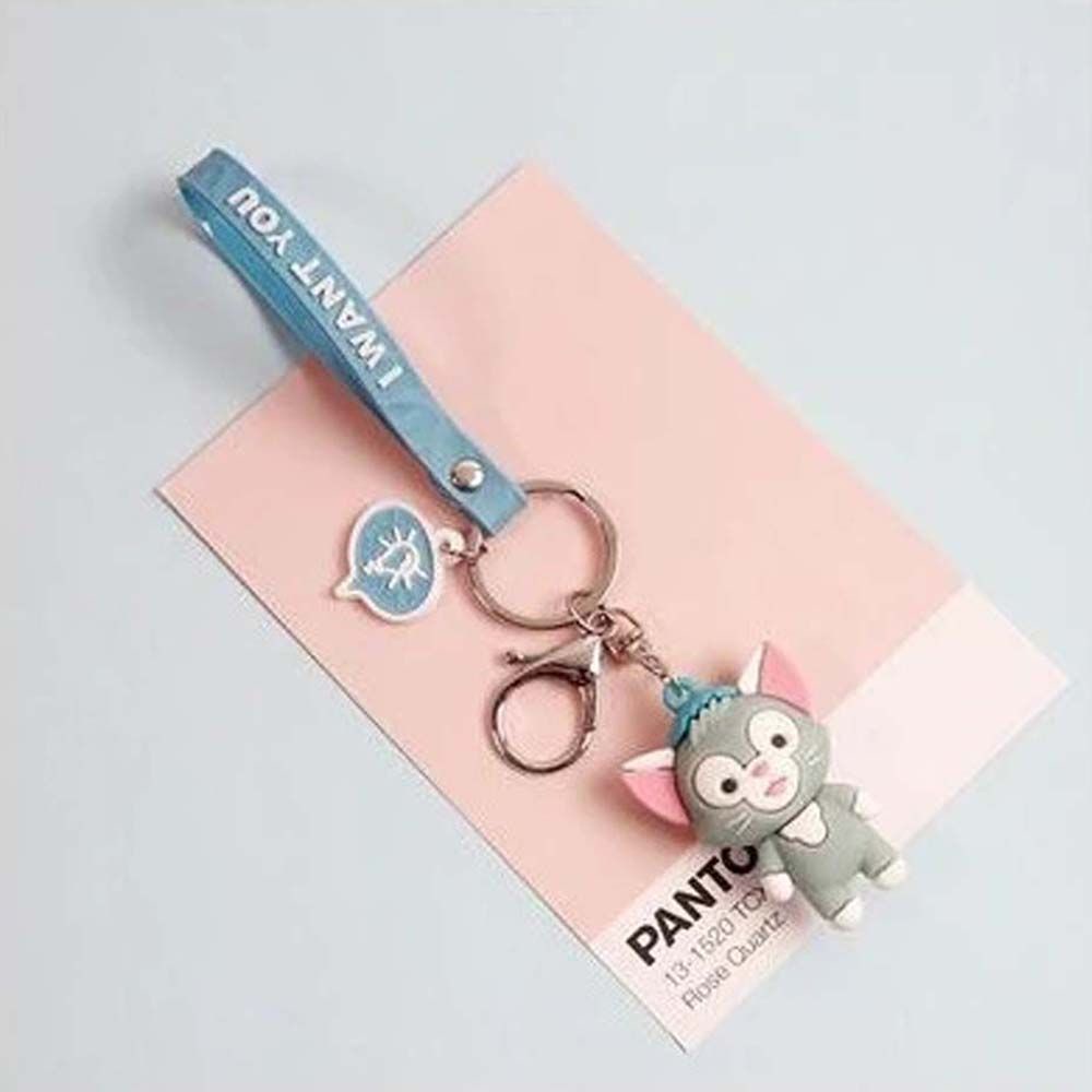 Móc Chìa Khóa / Điện Thoại Hình Chú Sóc Dễ Thương Bằng Silicon