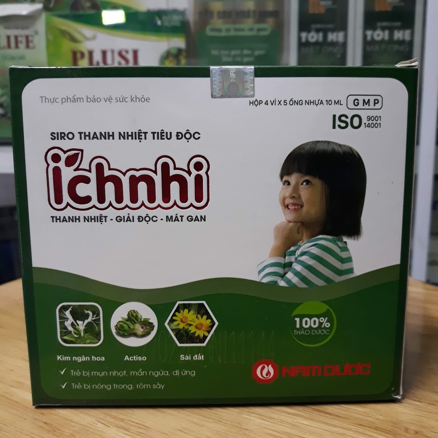 Siro thanh nhiệt tiêu độc Ích Nhi - 10ml