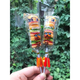 2 CHIẾC KẸO DẺO CHÍP CHÍP BURGER ĂN LÀ NGHIỀN