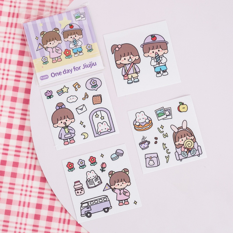 Sticker Cute, Hình Dán Dễ Thương Trang Trí - S01 - BEYOU