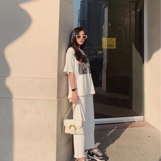 SET ÁO PULL HÌNH QUẦN TRẮNG