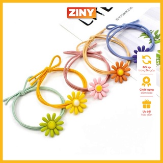 Thun cột tóc nhiều màu siêu xinh cute Ziny