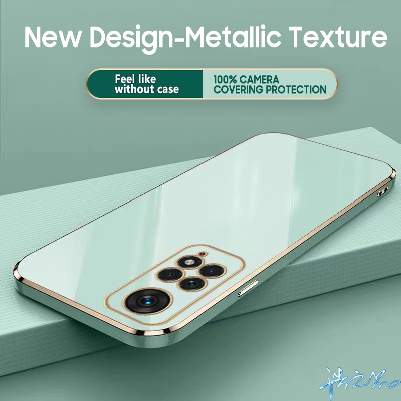 Ốp lưng Redmi Note 11 12 11S 10 10S 9 Pro Ốp lưng họa tiết sang trọng Mịn viền thẳng Vỏ mềm Vỏ điện thoại + Dây buộc miễn phí