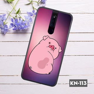 [Free ship] Ốp điện thoại Oppo f11 PRO in kính hình con vật ngộ nghĩnh dành cho các cô nàng cá tính