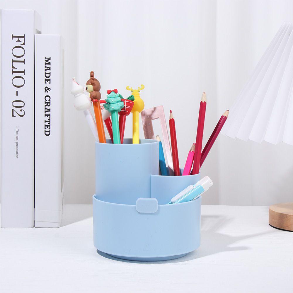 LAYOR1 Giá Đỡ Bút Chì Để Bàn Cỡ Lớn Có Thể Xoay Tiện Dụng Cho Trường Học