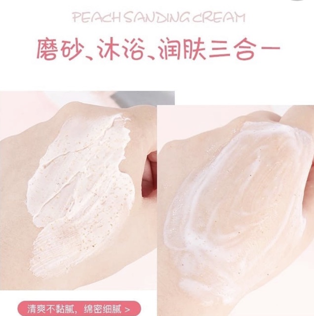 Tẩy tế bào chết BODY SCRUB PEACH vị Đào - Chính Hãng