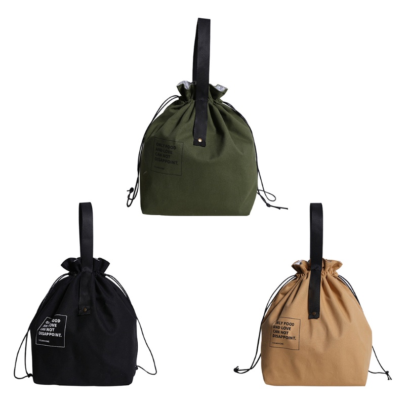 Túi Đựng Hộp Cơm Trưa Bằng Vải Bố Thân Thiện Với Môi Trường Không Độc Hại Edge