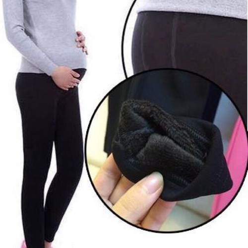 Quần tất bầu lót lông MS Mombaby cả bàn, giẫm gót có chun chỉnh bụng cho mẹ bầu, siêu ấm
